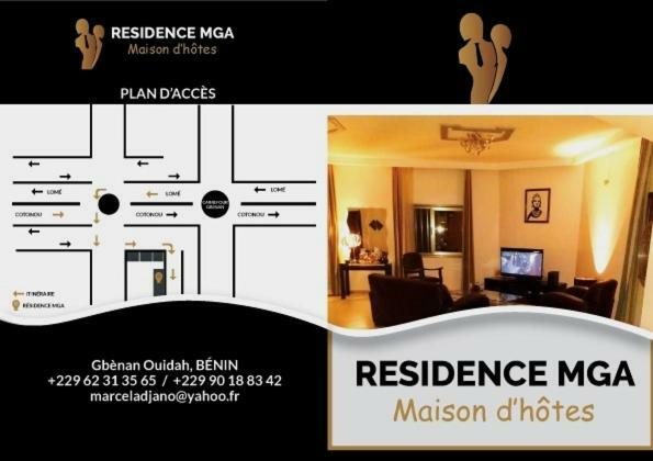 Residence Mga Hotel Ouidah Ngoại thất bức ảnh